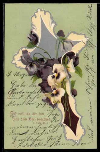 AK Ich will an dir tun was dein Herz begehret, 1. Sam. 20, 4, Sinnspruch