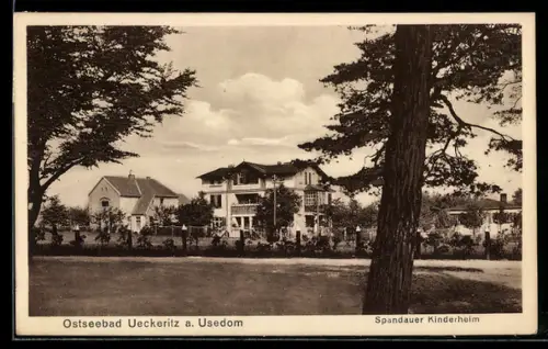 AK Ueckeritz a. Usedom, Spandauer Kinderheim