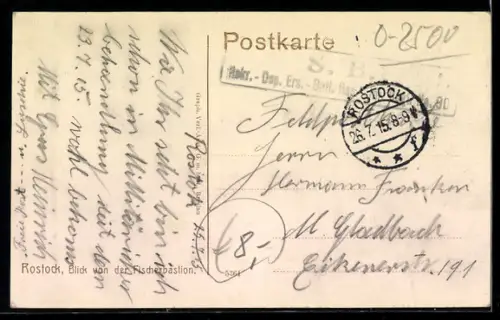 AK Rostock, Blick von der Fischerbastion