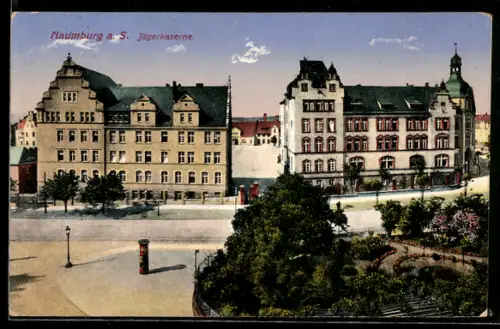 AK Naumburg a. S., Partie an der Jägerkaserne
