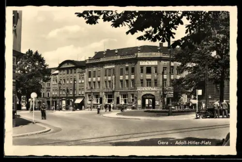AK Gera, Platz mit Tonhalle