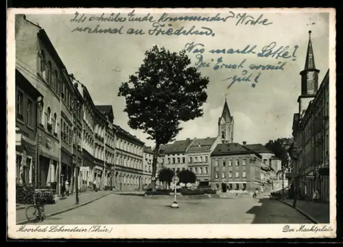 AK Lobenstein, Der Marktplatz