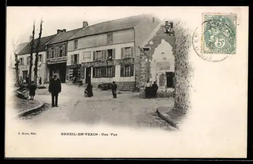 AK Brueil-en-Vexin, Une Vue