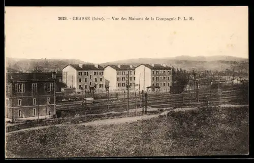 AK Chasse /Isère, Vue des Maisons de la Compagnie P.L.M