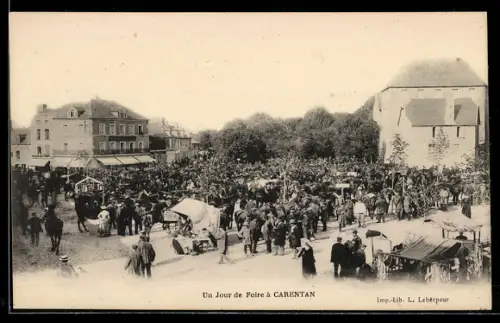 AK Carentan, Un jour de foire à Carentan