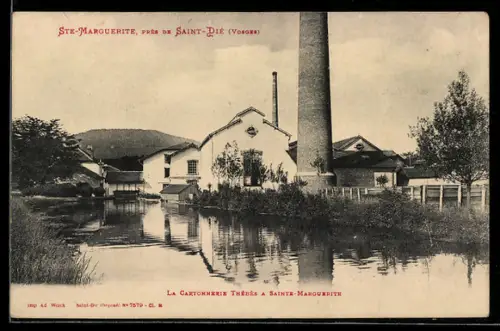 AK Sainte-Marguerite /Saint-Dié, La Cartonnerie Thérèse à Sainte-Marguerite