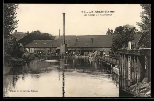 AK Vraincourt, Les Usines de Vraincourt et le canal adjacente