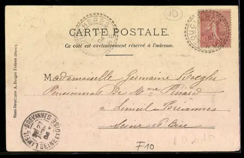 AK Chaource, Entrée de la Ville, Rue du Pont de Praslin