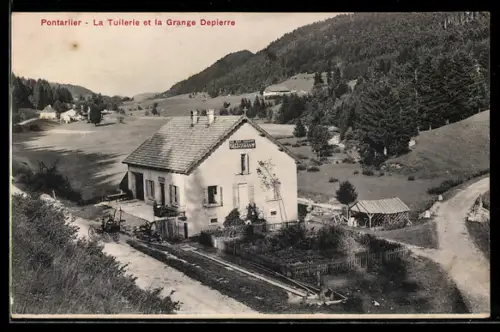 AK Pontarlier, La Tuilerie et la Grange Depierre