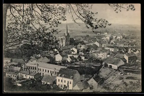 AK Bad Freienwalde a. O., Ortsansicht aus der Vogelschau