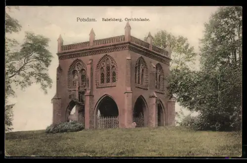 AK Potsdam, Babelsberg, Gerichtslaube