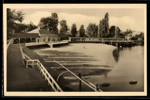 AK Brandenburg /Havel, Strandbad, Panorama