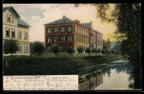 AK Hildburghausen, Partie am Kanal