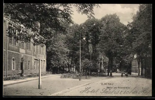 AK Ilmenau, Platz am Gasthaus Felsenkeller