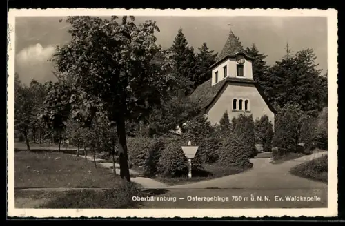 AK Oberbärenburg /Osterzgebirge, Evangelische Waldkapelle