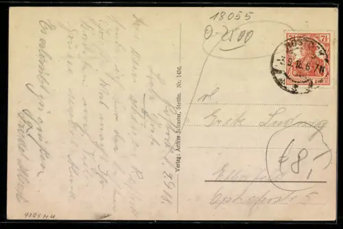 AK Rostock, Marktplatz, Marienkirche