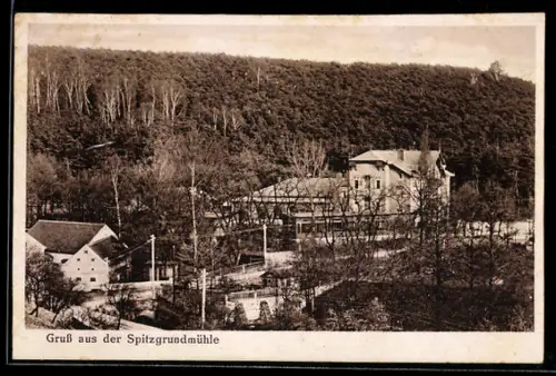 AK Coswig, Restaurant Spitzgrundmühle