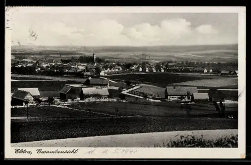 AK Elstra, Gesamtansicht des Ortes