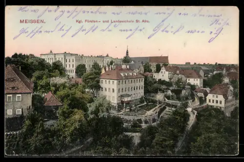 AK Meissen, Königliche Fürsten- und Landesschule St. Afra