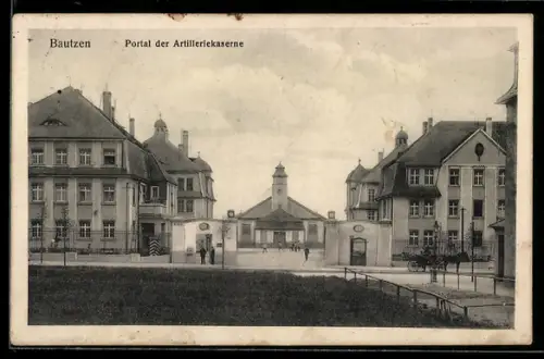 AK Bautzen, Portal der Artilleriekaserne