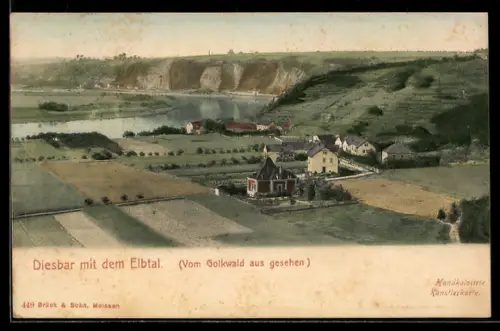 AK Diesbar, Blick ins Elbtal