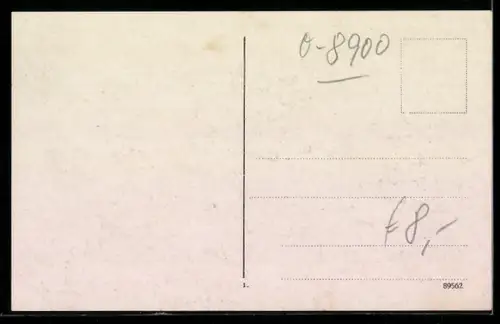 AK Görlitz, Postplatz mit Brunnen