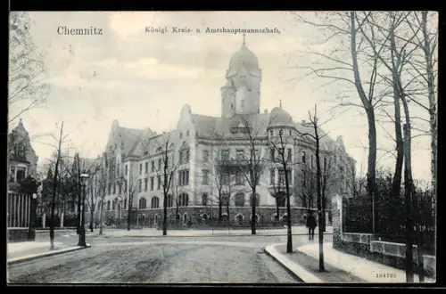 AK Chemnitz, Königliche Kreis- und Amtshauptmannschaft
