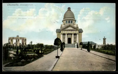 AK Chemnitz, Krematorium mit Anlagen