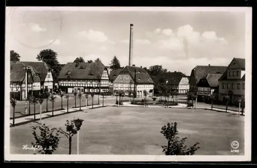 AK Hirschfelde, Blick auf den Markt