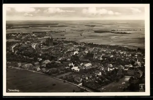 AK Jüterbog, Teilansicht, Fliegeraufnahme