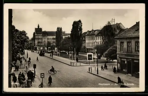 AK Neuruppin, Partie in der Karl-Marx-Strasse