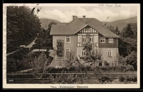 AK Bärenfels, Hotel-Haus Waldesheim