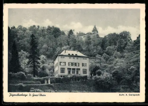 AK St. Goar, Jugendherberge, Aussenansicht