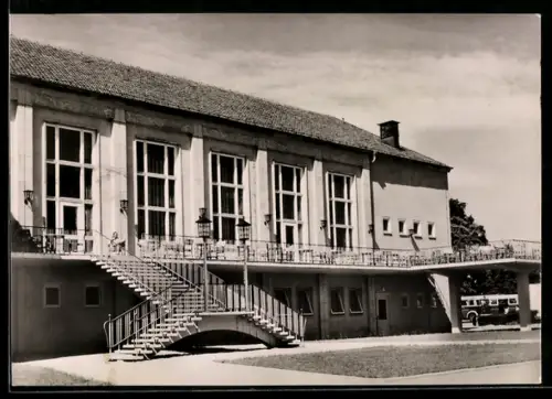 AK Boltenhagen /Ostsee, FDGB-Eerholungsheim Fritz Reuter, Seeseite, Terrasse