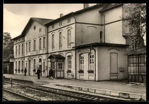 AK Heudeber-Danstedt, Blick auf den Bahnhof