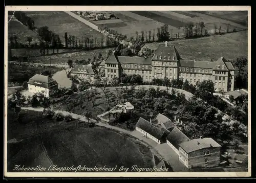 AK Hohenmölsen, Knappschaftskrankenhaus, Fliegeraufnahme