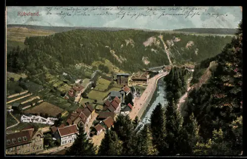 AK Rübeland, Totalansicht von oben