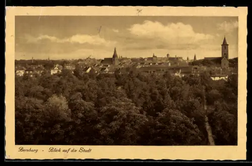 AK Bernburg, Blick auf die Stadt