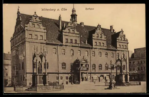 AK Wittenberg / Elbe, Rathaus