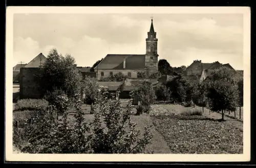 AK Müllrose, Blick zur Stadt