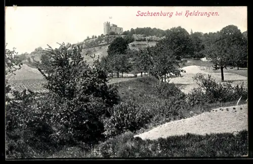 AK Oldisleben, Burgruine Sachsenburg