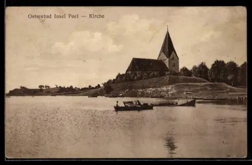 AK Insel Poel / Ostseebad, Blick auf die Kirche