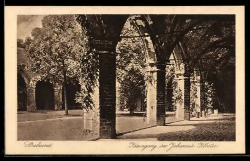 AK Stralsund, Kreuzgang im Johannis-Kloster