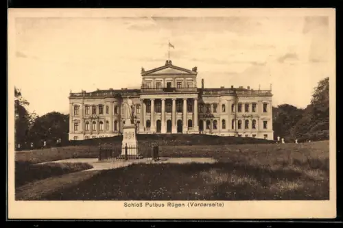 AK Putbus /Rügen, Schloss Vorderseite