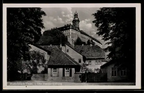 AK Rudolstadt /Thür., Die Heidecksburg