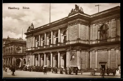 AK Hamburg, Blick zur Börse