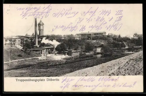 AK Döberitz, Wasserturm auf dem Truppenübungsplatz