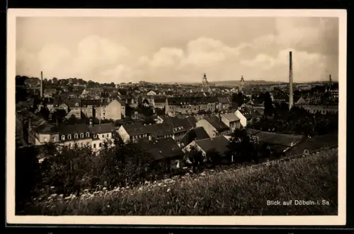AK Döbeln i. Sa., Teilansicht