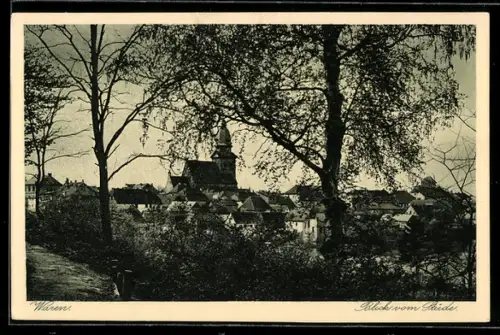 AK Waren, Blick vom Stüde