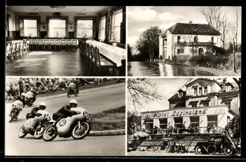 AK Schleiz, Hotel Luginsland, Motorradrennen